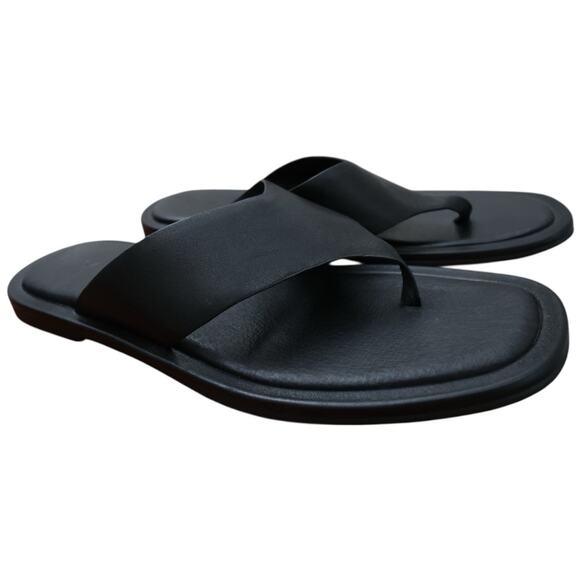 SOL SANA Emmarie Slide Sandals In Black Size 38 - Picture 1 of 8